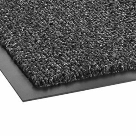 CROWN MATTING TECHNOLOGIES Carpeted Scraper/Wiper Mat, 4 ft. W x 10 ft. L CS 0410GY